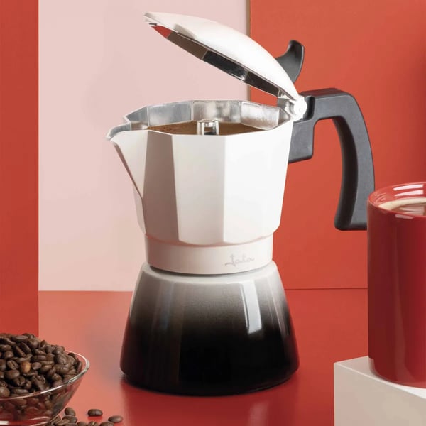 Miniatyrbild 7 av 7: JATA HCAF2403 manuell kaffebryggare Mokabryggare 0,2 l Svart, Rostfritt stål