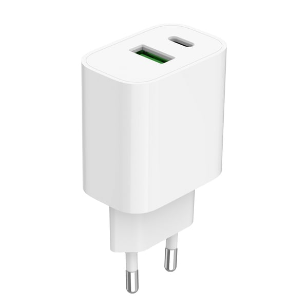 Miniatyrbillede 3 af 5: Gembird TA-UC-PDQC20-01-W oplader til mobil enhed Universel Hvid Vekselstrøm Hurtig opladning Indendørs