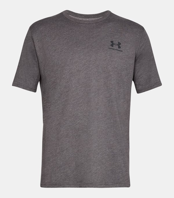 Pikkukuva 1 / 5: Under Armour Sportstyle Left Chest T-paita Pyöreä pääntie Lyhyt hiha Puuvilla, Polyesteri