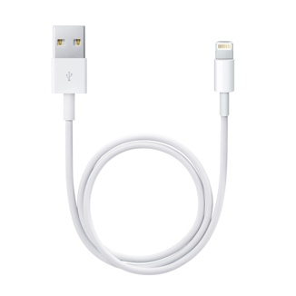 Miniatyrbild 1 av 4: Apple Lightning / USB 0,5 m Vit