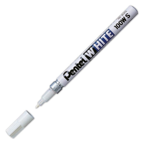 Pentel X100WS maalikynä Valkoinen