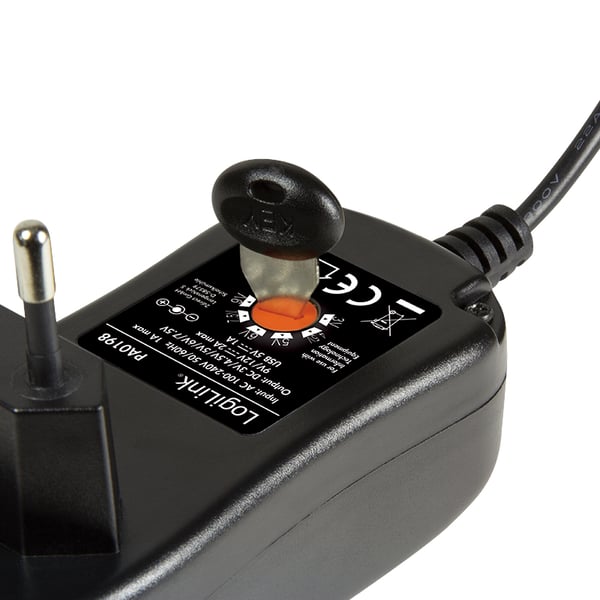 LogiLink PA0198 oplader til mobil enhed Universel Sort Vekselstrøm Indendørs