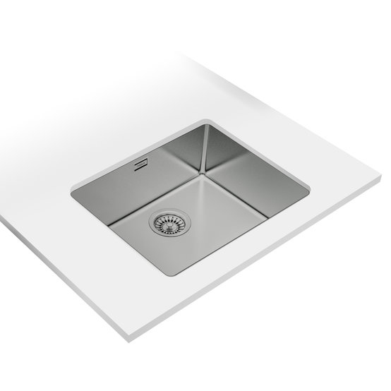 Miniatyrbillede 3 af 3: Teka BELinea RS15 50.40 Undermonteret håndvask Rektangulær Rustfrit stål