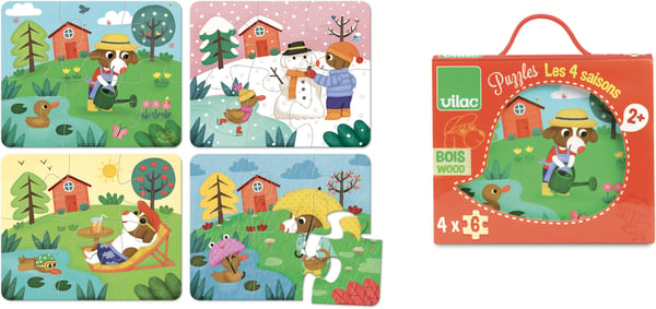 Pikkukuva 4 / 5: Vilac 2641 palapeli 24 kpl Eläimet