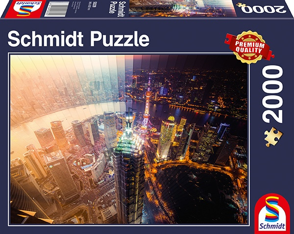Schmidt Spiele 58239 puslespil 2000 stk Bygninger