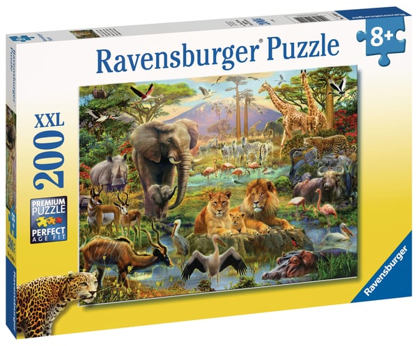 Ravensburger Animals of the Savanna XXL Puslespil 200 stk Dyr
