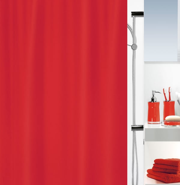 Spirella 10.12535 duschdraperi Ring Polyester Röd
