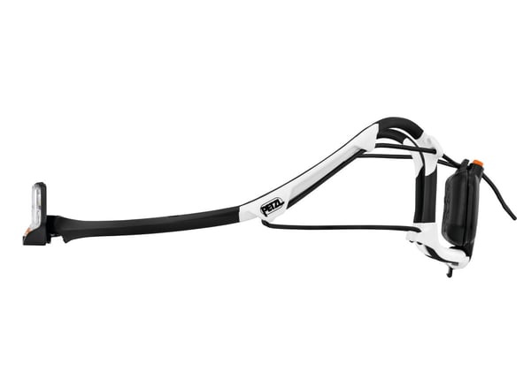 Petzl IKO Musta, Valkoinen Taskulamppu otsanauhalla LED