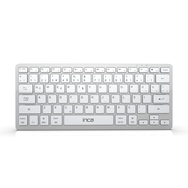 Miniatyrbillede 1 af 5: Inca IBK-565BT tastatur Hjem Bluetooth Grå