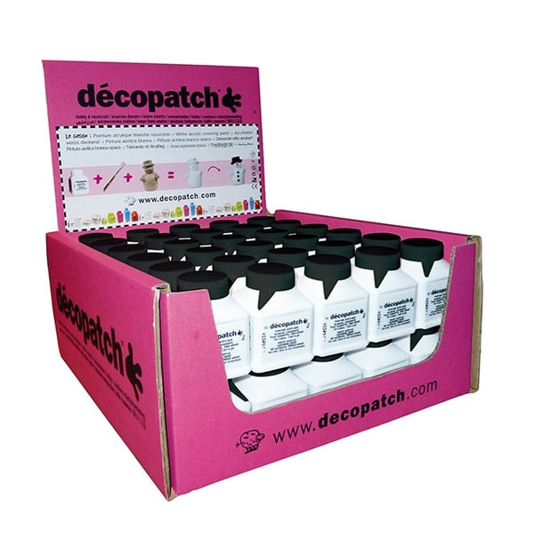 Décopatch ge70ao akrylmaling Hvid Flaske