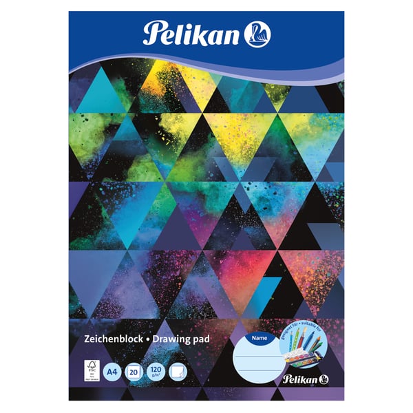 Pelikan 236782 - Kunstdruckpapierblock - 120 g/m² - 20 ark
