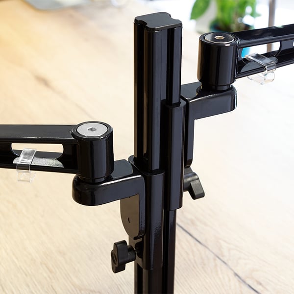 Miniatyrbillede 2 af 8: LogiLink BP0074 skærmbeslag og -stativer 66 cm (26") Skrivebord Sort