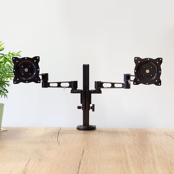 Miniatyrbillede 7 af 8: LogiLink BP0074 skærmbeslag og -stativer 66 cm (26") Skrivebord Sort