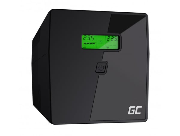 Green Cell UPS03 UPS-virtalähde Linjainteraktiivinen 1,999 kVA 600 W 4 AC-pistorasia(a)