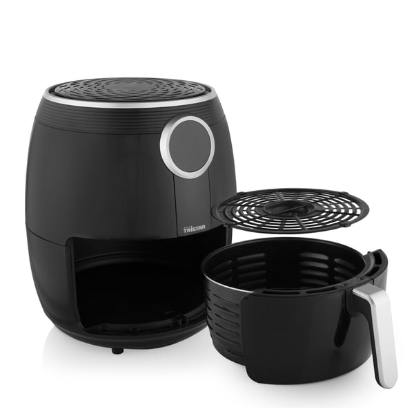 Tristar FR-6956 frituregryde Enkelt 4,5 L Enkeltstående 1500 W Varmluftsteger Sort, Sølv