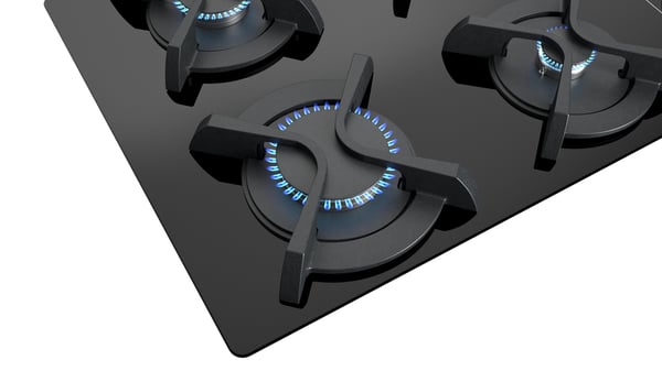 Teka GBC 64003 Svart Inbyggd 60 cm Gas 4 zone(s)