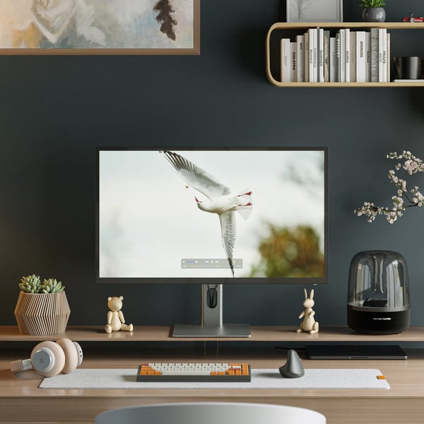 ALOGIC 32C4KPD computerskærm 81,3 cm (32") 3840 x 2160 pixel 4K Ultra HD Aluminium, Sort