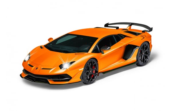 Miniatyrbillede 5 af 5: JAMARA Lamborghini Aventador SVJ 1:14 orange 2,4 GHz A - Sportsvogn - Elmotor - 1:14 - Drift