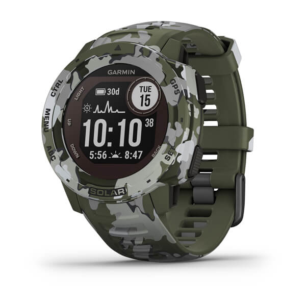 Pikkukuva 1 / 10: Garmin Instinct Solar Camo Edition MIP Digitaalinen 128 x 128 pikseliä Maastoväri GPS (satelliitti)