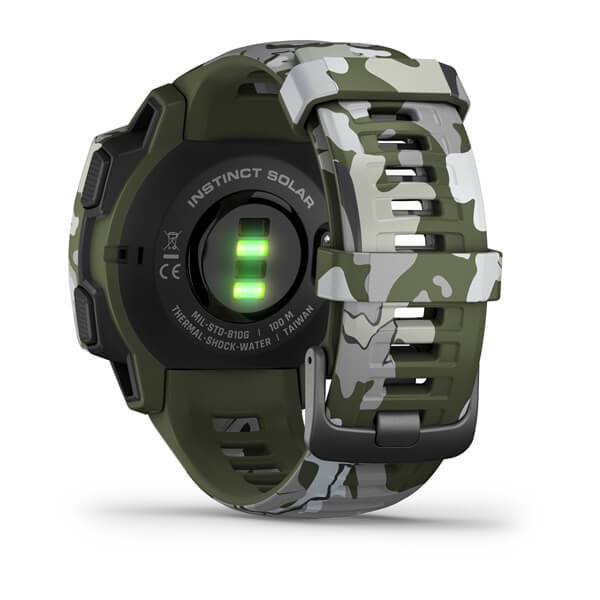 Pikkukuva 2 / 10: Garmin Instinct Solar Camo Edition MIP Digitaalinen 128 x 128 pikseliä Maastoväri GPS (satelliitti)