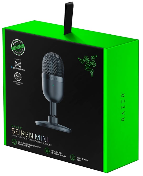 Razer Seiren Mini Svart Bordsmikrofon