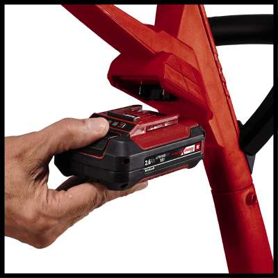 Miniatyrbild 4 av 6: Einhell 3411104 röjsåg och grästrimmer 24 cm Batteri Svart, Röd