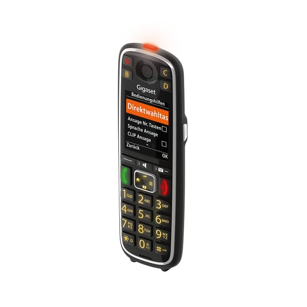 Miniatyrbild 3 av 9: Gigaset E720HX Analog telefon/DECT-telefon Namn och uppringnings-ID Svart