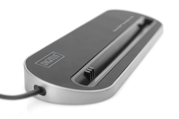 Pikkukuva 3 / 10: Digitus DA-70888 kannettavien tietokoneiden telakka ja porttitoistin Langallinen USB 3.2 Gen 1 (3.1 Gen 1) Type-C Alumiini, Musta