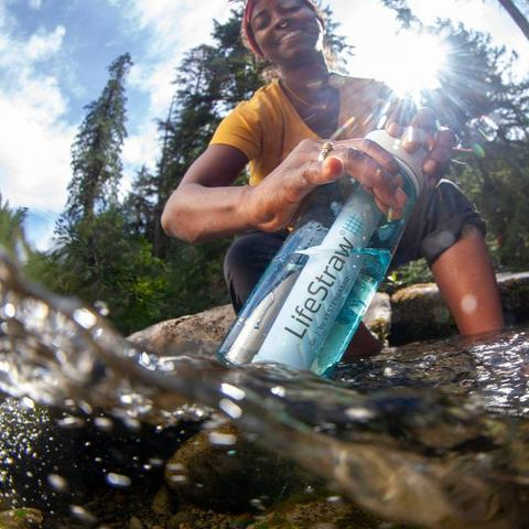 Miniatyrbillede 4 af 8: LifeStraw Go Dagligt forbrug, Vandring 710 ml Rustfrit stål Hvid