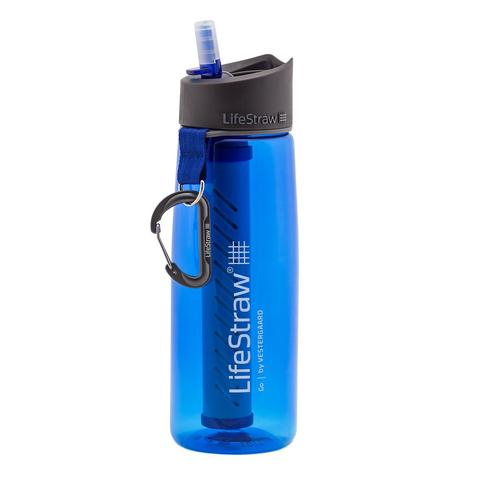 Miniatyrbillede 1 af 9: LifeStraw Go Dagligt forbrug, Vandring 650 ml Plast Blå