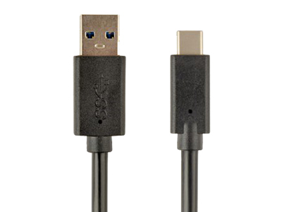 Hamlet XCU3A-UC31-MM10 USB-kablar USB 3.2 Gen 1 (3.1 Gen 1) 1 m USB C USB A 5 Gbit/s Svart