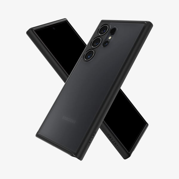 Spigen Ultra Hybrid mobiltelefonfodral 17,3 cm (6.8") Mobilskal Svart, Transparent