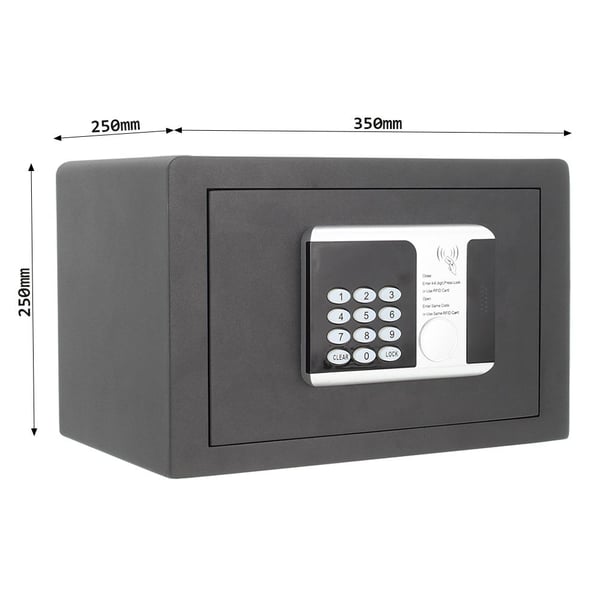 Rottner T06214 säkerhetsskåp Fristående kassaskåp 26 l Svart