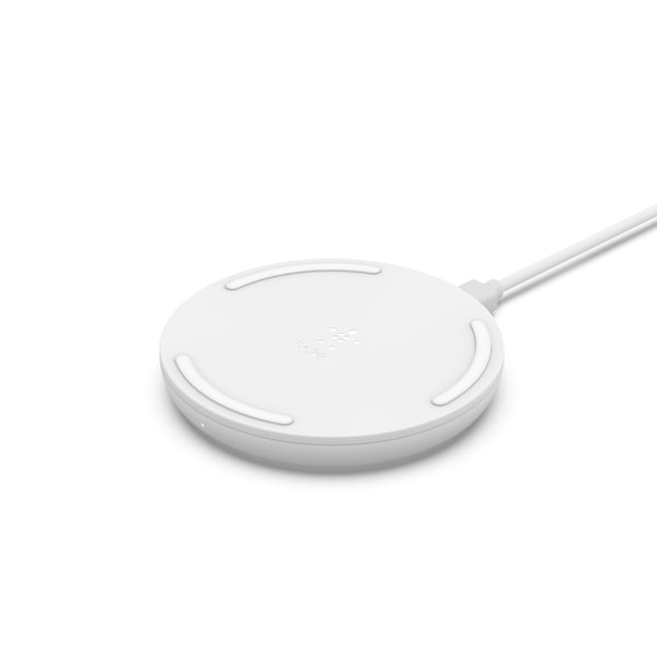 Belkin WIA001BTWH mobilladdare Telefon Vit AC Trådlös laddning Snabb laddning Automatisk