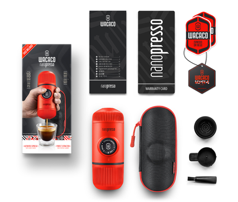 Wacaco Nanopresso Elements Lava Red Punainen