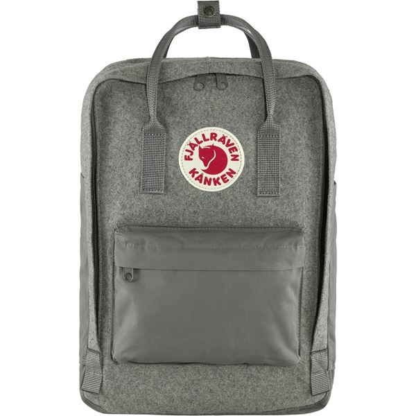 Miniatyrbillede 1 af 4: Fjällräven Kånken Re-Wool rygsæk Grå Bomuld, Polyamid, Polyester, Uld