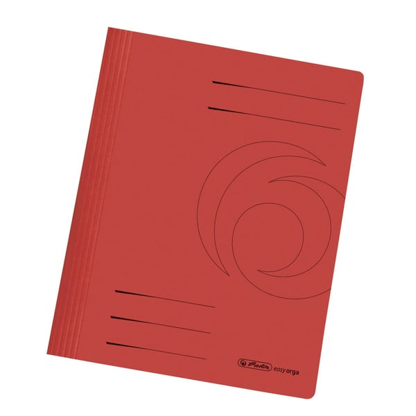 Herlitz 11034295 mappar Kartong Röd A4