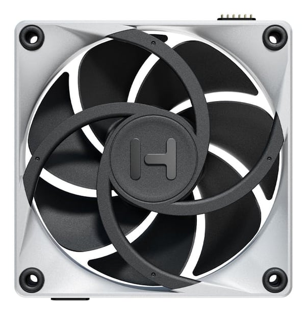 Miniatyrbillede 5 af 10: HYTE THICC FP12 Computerkabinet Ventilator 12 cm Sort, Hvid 3 stk