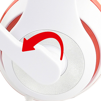 Miniatyrbillede 3 af 4: Gembird MHS-03-WTRD hovedtelefoner/headset Ledningsført Opkald/musik Rød, Hvid