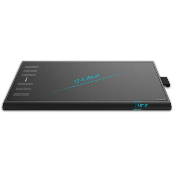 HUION H1060P tegneplade Sort 5080 lpi 250 x 160 mm USB