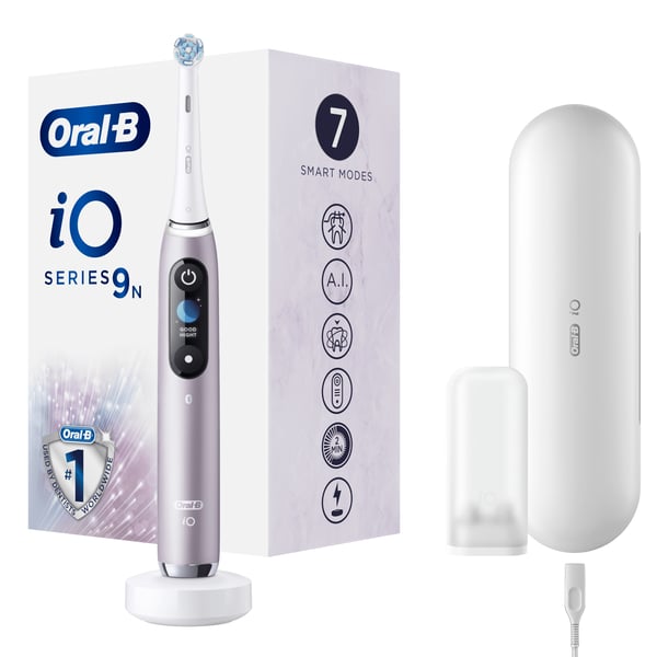 Miniatyrbillede 10 af 13: Oral-B iO Series 9n Voksen Vibrerende tandbørste Hvid