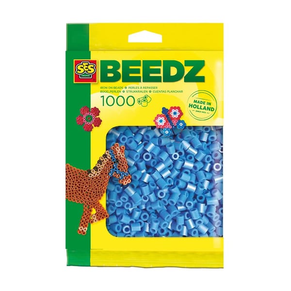 Miniatyrbillede 1 af 5: SES SES Strygeperler. 1000 stk. blå 00704 07041