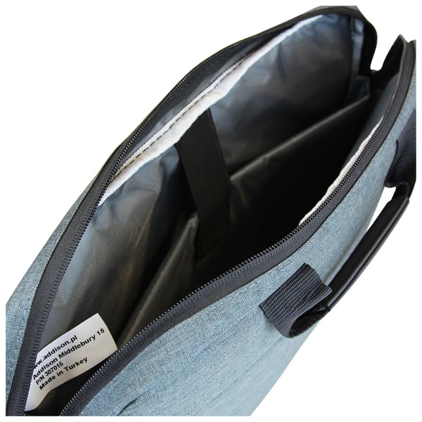 Addison 307015 väskor bärbara datorer 39,6 cm (15.6") Toppmatad väska Grå