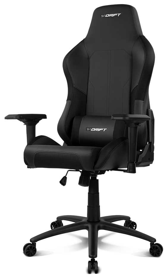 Miniatyrbillede 9 af 15: DRIFT DR250 PC gamingstol Polstret vatteret sæde Sort, Kulfiber
