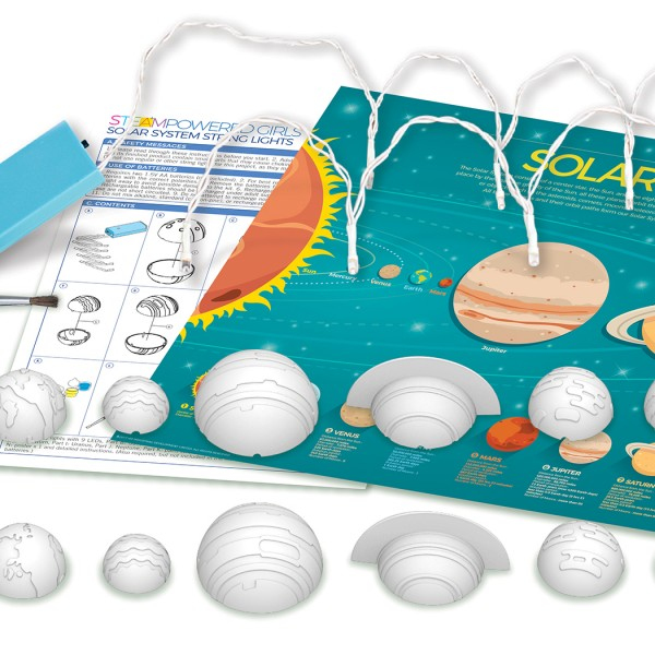 Miniatyrbild 3 av 3: 4M Power Girls Solar System String Lights