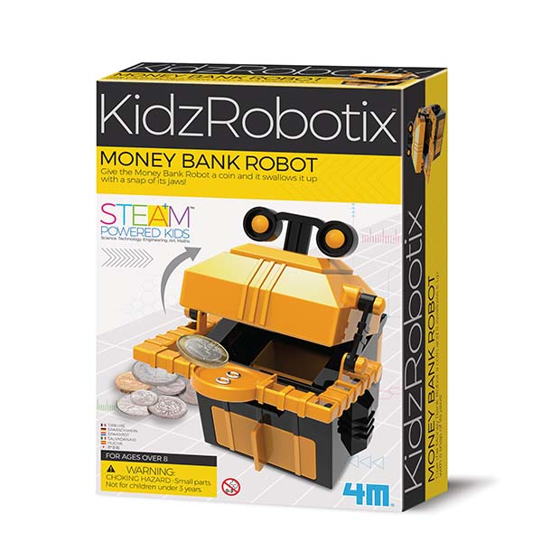 Miniatyrbillede 1 af 3: 4M Money Bank Robot