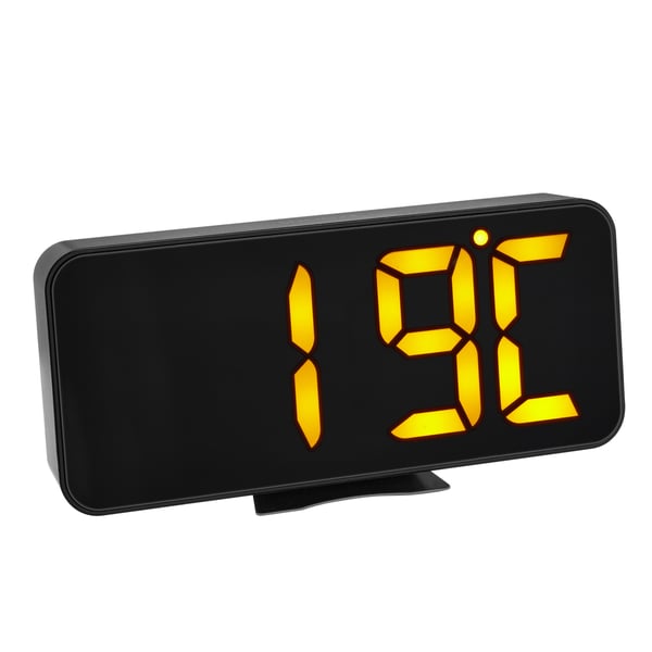 TFA-Dostmann 60.2027.01 vækkeur Digital alarmur Sort