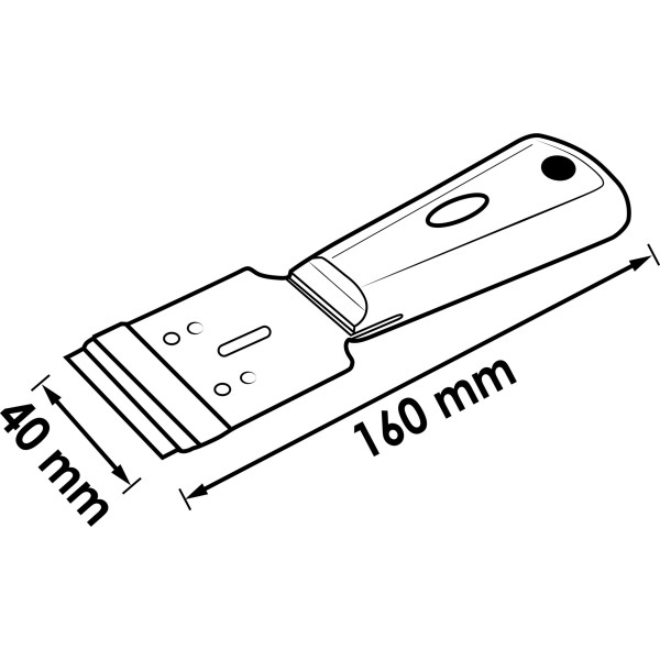 Miniatyrbild 5 av 5: Vigor V1368N blad till spisskrapa Stål