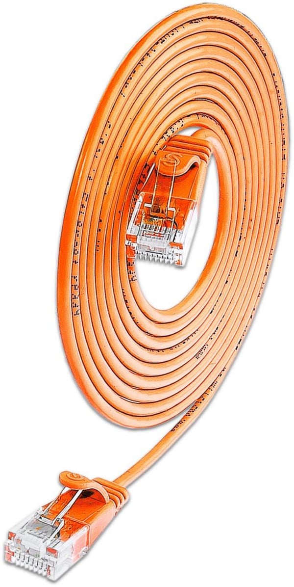 SLIM Patchcords Light UTP netværkskabel Orange 5 m Cat6 U/UTP (UTP)