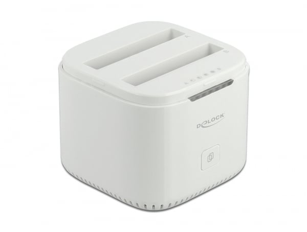 DeLOCK 63084 drev dockingstation USB 3.2 Gen 2 (3.1 Gen 2) Type-C Hvid